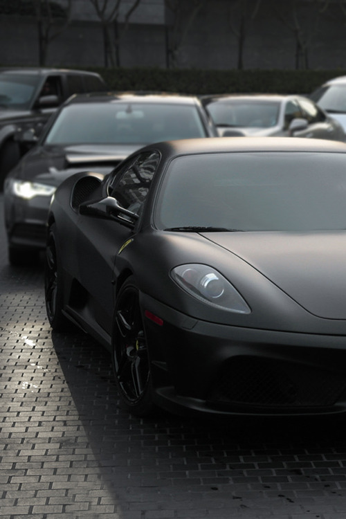 johnny-escobar:  Matte Black F430 