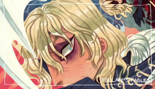 A preview of my Beowulf-inspired Dimitri piece for @fodlansfables! It&rsquo;s an amazing pr