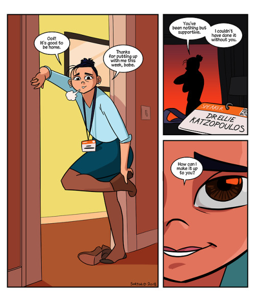 sortimid:Dr. Ellie Katzopoulos prepares for a well-earned night off with some 8MB0 pills and her fav