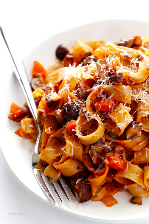 Mushroom bolognese