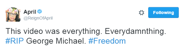 nevaehtyler:  George Michael was truly an icon. Wrote “Careless Whisper” when