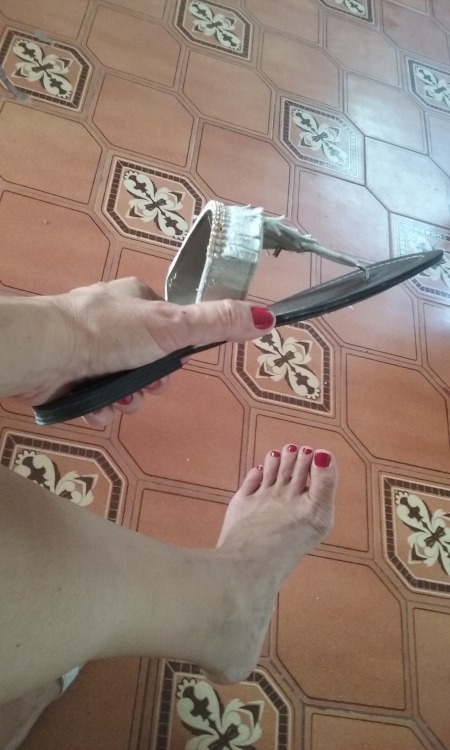 lyndadisciplinadora:Solado sujo da minha rasteirinha, Vai apanhar por isso. Vem aqui agora, Vai fica