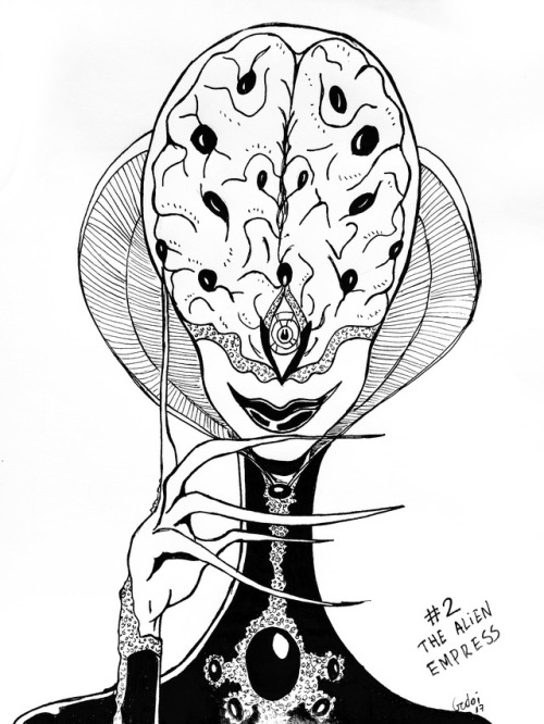 Spaceinktober Day 2: The Alien Empress