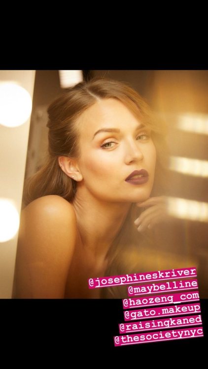 Josephine Skriver via Hao’s Instagram story.