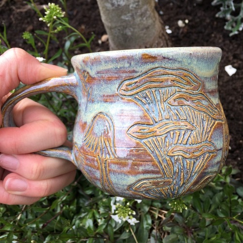 sosuperawesome:Mushroom Mugs and PlantersRosehill Pottery on Etsy