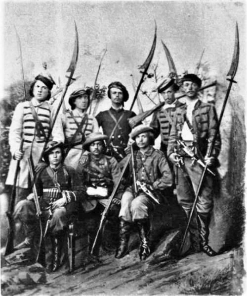 Polish rebels during the 1863 January Uprising