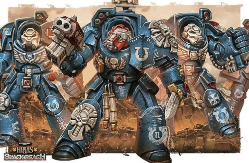 wh40kartwork: Terminators byAlexander Bonvalot