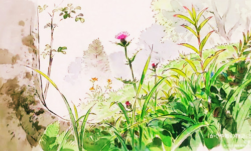 cainora:  Art from Studio Ghibli’s upcoming movie, Kaguya Hime No Monogatari (x)