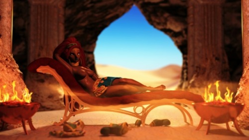 darklordiiid: Desert Mirage Finally! After an excessively busy summer (even by my standards) I’ve returned, and I come bearing an awesome new addition to my collection: Lady Urbosa from Breath of the Wild! I loved that game to death, honestly the best
