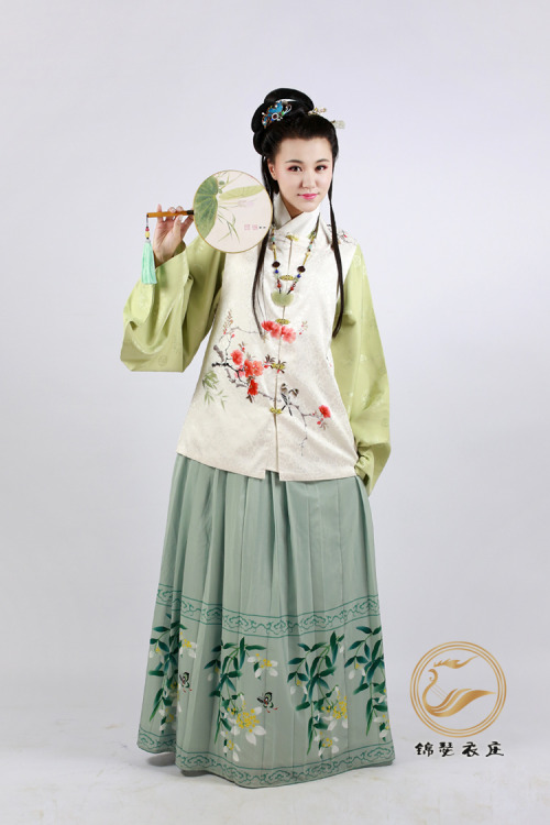 mingsonjia:锦瑟衣庄汉服定制 Jinse Yizhuang (Taobao: zhongelina) Hanfu Tailor Fashion trend: Ming Dynasty (1,