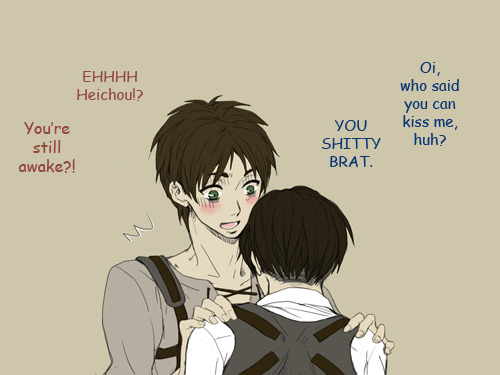 humanitys-sexiest:I just love this doujinshi so much (︶ω︶) Crap translation by me 눈_눈