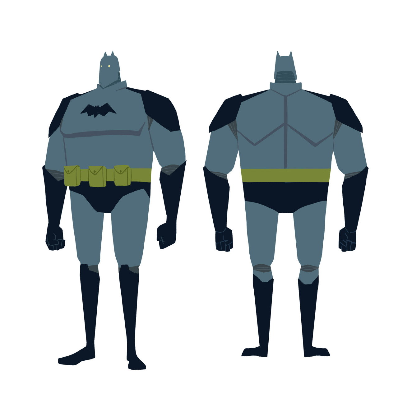 NICOLAS RIX — Batman character design and turnaround