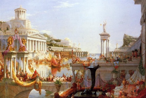 Thomas Cole, The Course Of Empire: The Consummation Of The Empire, 1836.