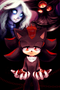 chillisart:  speedpaint - full size still image sometimes i think about the hardships that Shadow went through and i get upset„, (´;  ω ; `)