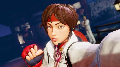 ydeth:The girls of Street Fighter take selfies.