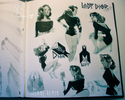 yrganeramon:  Marion Cotillard for Lady Dior - by Yrgane RAMON inktober 21 