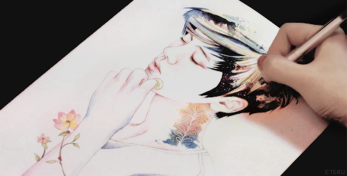 eteru-art:Luhan Portrait • Tian Mi Mi • 甜 蜜 蜜 Video｜༚✧˳⁺⁎ Buy