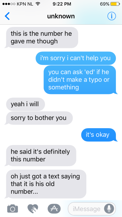 requested: nopeharry texts a wrong number, but not just a random number, it’s the number of a fan.an