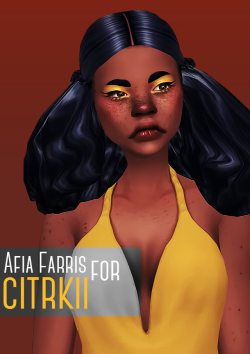 sim request #8@citrkii wrote … ‘’could I please have a sim that is female and like African with frec