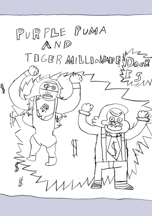SPECIAL PROMO DRAWING BY LILY DEMAYO Tiger Millionaire airs tonight at 8PM on Cartoon Network! 