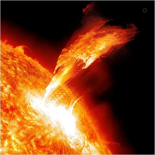 Solar flare erupting 400,000 miles into space adult photos