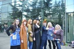 brittthebaker:  Group shot from ECCC! (I’m the TARDIS apron) gingerten as Ten Photo taken by lovers-in-league-againstsatan 