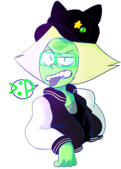 vlliany:  i did that thing where i draw peridot in my clothes again woops :3c 