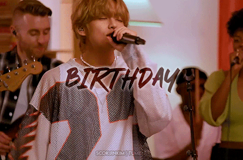 Happy 28th Birthday Kim Taehyung () !