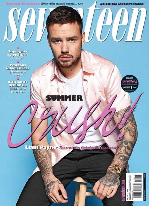 thedailypayne:Liam’s two covers of Seventeen Mexico