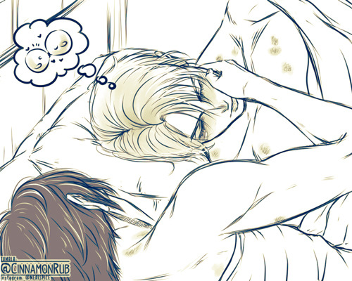 cinnamonrub:    💙 Quick Victuuri doodles coz I’ve just recovered from flu! /o/
