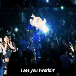 serfborts:  Cute/Funny MCSWT Moments (So Far...):Twerkin' In The Aisle: [x] ... (she may or may not have seen this on YouTube) 