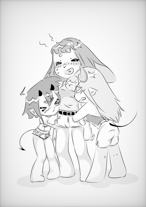 Quick Drawing Of Seraphina, Yui And Lilith. How Is It Possible That Yui Still Doesn't Understand The