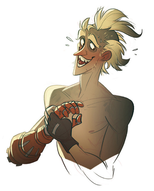 coconutmilkyway: Some fool junkrat painty doodles. His fool/jester skins remind me of juggalos lol i love them. and a normal flustered junkrat just for funsies.  Seen earlier with WIP/PSD stuff on my patreon 