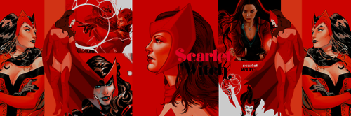 wanda maximoff | scarlet witch headersplease like or reblog; credit © Iordsauron on twitter