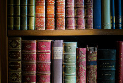 wanderthewood:  Library at Anglesey Abbey, Cambridgeshire, England by Miffizilla 