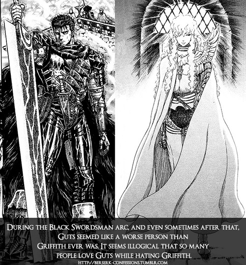 Berserk Confessions — During the Black Swordsman arc, and even sometimes...