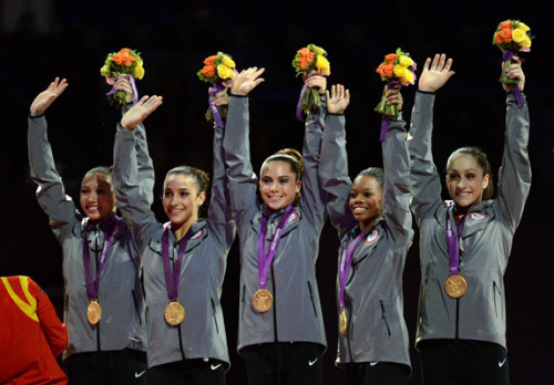 Two year ago today, the Fierce Five won team gold in London. 