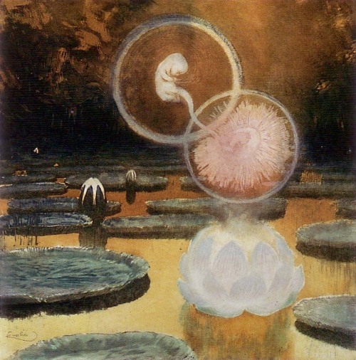 the-cinder-fields:František Kupka, Origin of Life, 1900