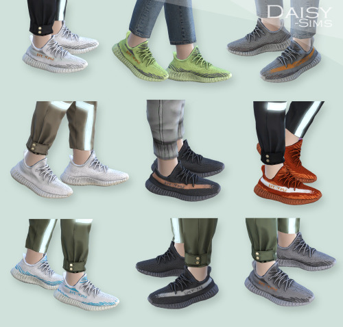 DAISYSIMS_Becky_Adidas Yeezy BOOST 350 V2 male+femaleCreator: BeckySims4模拟人生4shoes鞋子【DOWNLOAD】: 