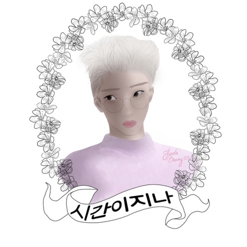 I’ve been working so hard on this Jonghyun’s fan art, like for A WEEK AND I’M KINDA LIKE I WANT TO F