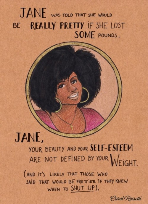 fyblackwomenart:Empowering Illustrations  by Carol Rossetti