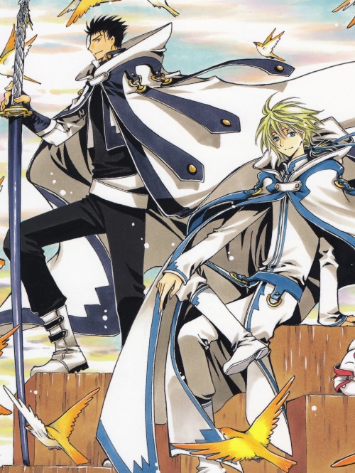 yorekichan:Kurogane &amp; Fai - Tsubasa Reservoir Chronicle official artsCuties for my adorable 