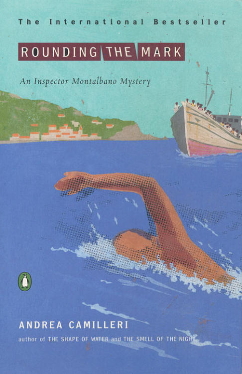 Andy Bridge’s covers for Andrea Camilleri’s Inspector Montalbano Mystery series from Penguin US.