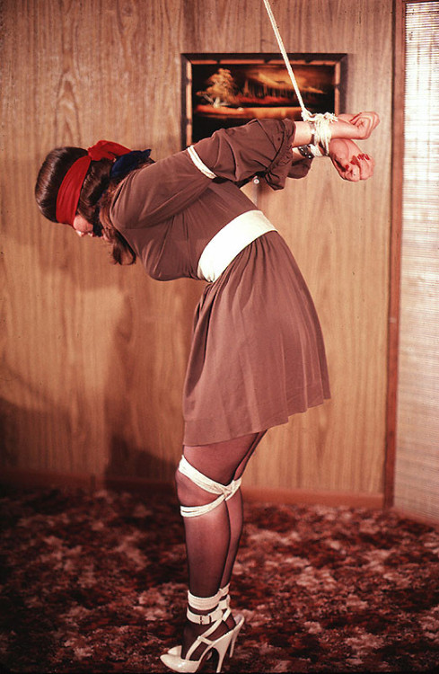 Sally Roberts in vintage strappado adult photos