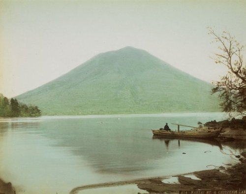 Nantai Mountain And Chiusenji Lake, From A Photography Album With Images Of Japan, 19th-20th Century. 