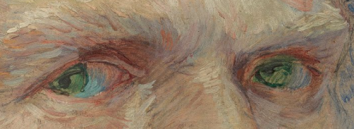 caravaggista:The eyes of Vincent van Gogh: Self Portraits, 1886 - 1889.