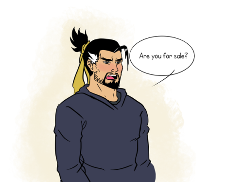 drawingpankake - A sequel to this.Hanzo is a gay mess tbh 