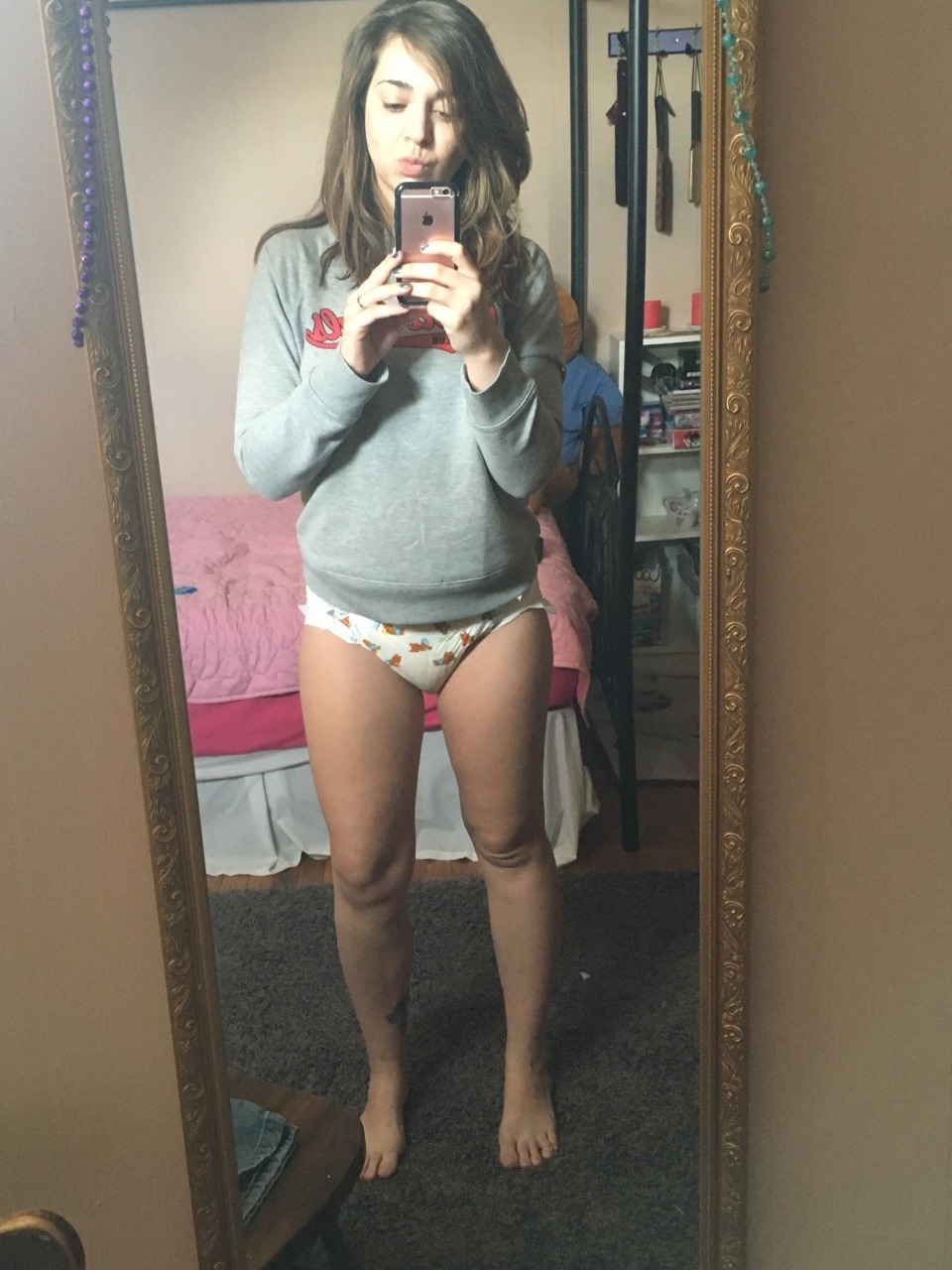 badlilblubunny:  I was only a tad bit wet this morning when I got up. I feel like