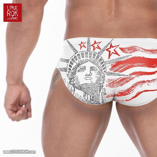 Italians Do It Better... And You Know It!!! "Liberty Rok" Swimsuit Now Available In Slip Or Brief Style