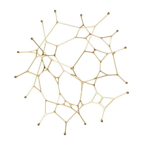 enochliew: Knotta Chandelier by Matter DesignA brass chandelier breaking from the tradition of the r